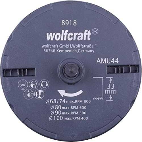 Grąžtas Wolfcraft Otwornica 68, 74, 80, 90, 100 mm Wolfcraft