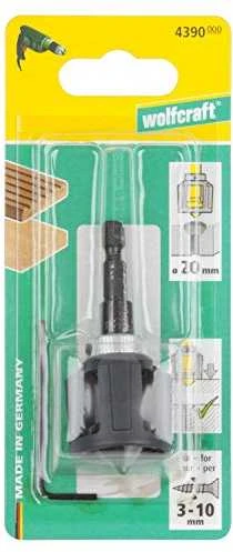 Wolfcraft wolfcraft šešiabriaunis grąžtas su reguliuojamu gylio atrama | Tiekimas