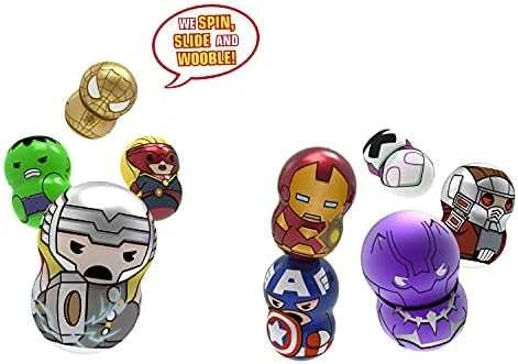 Figūrėlė Tm Toys Marvel Wooblies - skrzynka kolekcjonerka + 4 figurki (WBM006)
