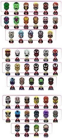 Figūrėlė Tm Toys Marvel Wooblies - skrzynka kolekcjonerka + 4 figurki (WBM006)