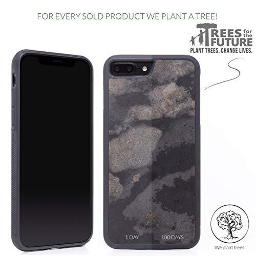 Dėklas Woodcessories Stone Collection EcoCase iPhone 7/8+ granitinis pilka sto006