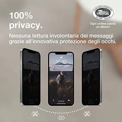 Woodcessories Premium Privacy Glass 3D Privacy Filter iPhone Xs Max g013