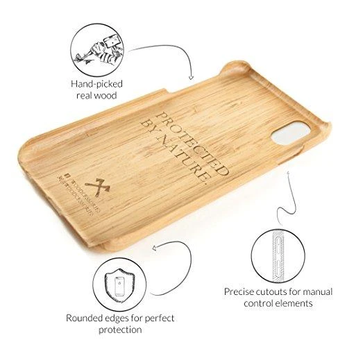 „Woodcessories Slim Series EcoCase iPhone Xs Max“ bambukinis dėklas eco276