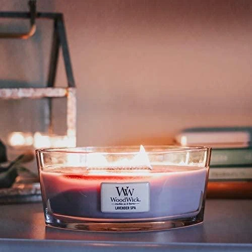 WoodWick Aromatinė žvakė (Lavender Spa), 453,6 g