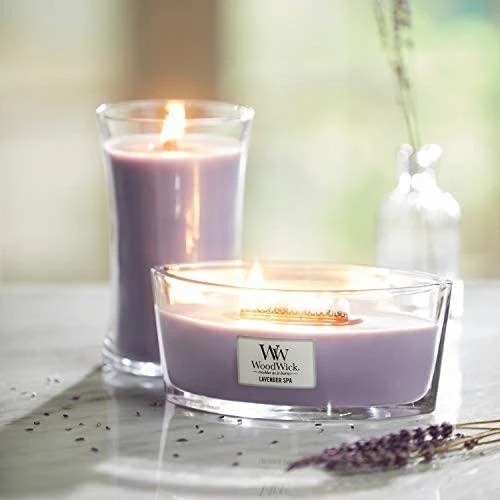 WoodWick Aromatinė žvakė (Lavender Spa), 453,6 g