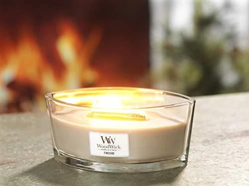 WoodWick Aromatinė žvakė (Fireside), 453,6 g