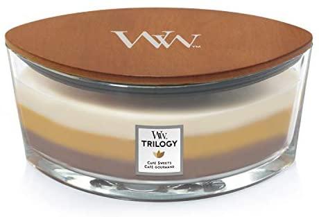 WoodWick Aromatinė žvakė (Cafe Sweets), 453,6 g