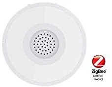 Išmanioji ZigBee TUYA bevielė patalpos sirena, ≥85dB, 5V DC su įkraunama baterija, balta, WOOX