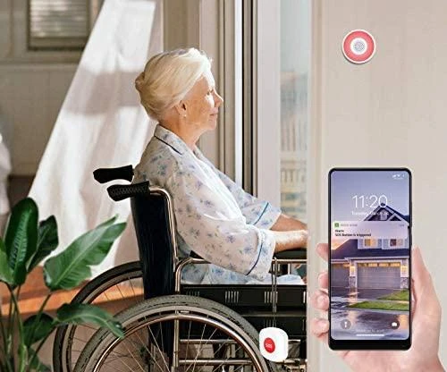 Išmanioji bevielė ZigBee TUYA patalpos apsaugos sistema R7073, WOOX