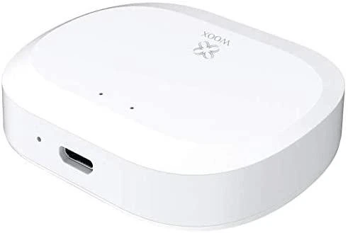 Išmanių termostatų komplektas, 2x termostatai + ZigBee - Wi-Fi stotelė, TUYA, valdomas programėle, WOOX
