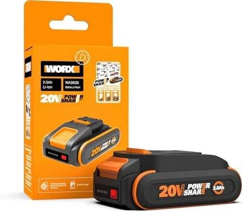 Akumuliatorius 20V Li 2,0Ah, Worx WA3639