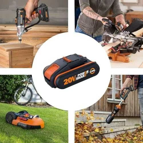 Akumuliatorius 20V Li 2,0Ah, Worx WA3639