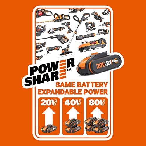 WORX Akumuliatorinis gręžtuvas WX108 20V 2x2.0Ah