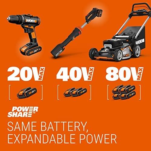 WORX Akumuliatorinis gręžtuvas WX108 20V 2x2.0Ah