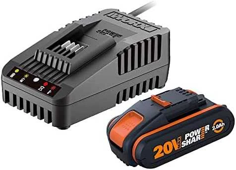 Worx WA3601 akumuliatoriaus ir kroviklio rinkinys Li-Ion - 2 Ah - 20 V