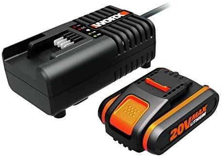 Worx WA3601 akumuliatoriaus ir kroviklio rinkinys Li-Ion - 2 Ah - 20 V