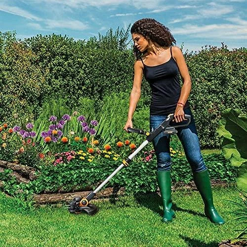 WORX akumuliatorinė žoliapjovė-trimeris 20 V, 2 viename, 30 cm pjovimo plotis, WG163E.9, be akumuliatoriaus ir kroviklio