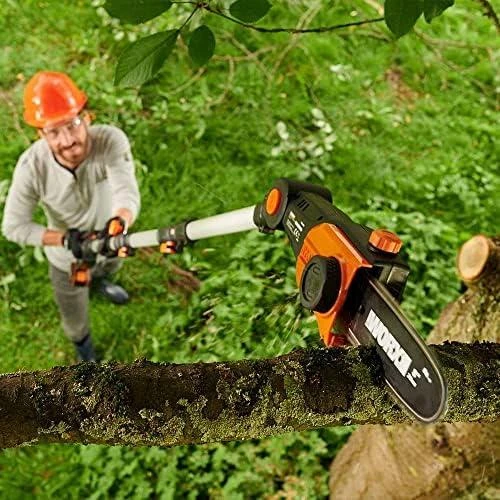 Grandininis pjūklas Aukštapjovė Worx WG349E.9; 20 V (be akumuliatoriaus ir pakrovėjo)