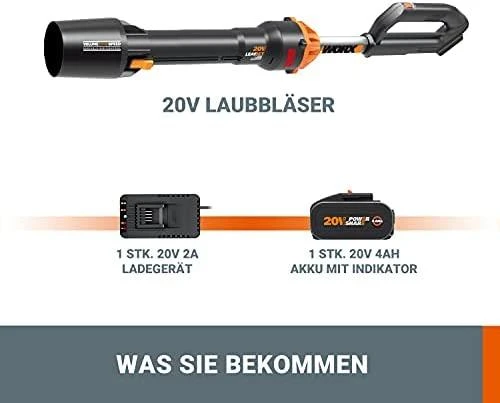 Akumuliatorinis lapų pūstuvas Worx WG543E