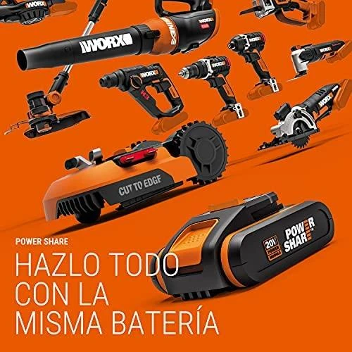 Akumuliatorinė vejapjovė WORX WG743E 2x20V 4Ah