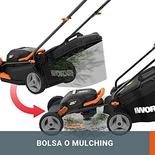 Akumuliatorinė vejapjovė WORX WG743E 2x20V 4Ah