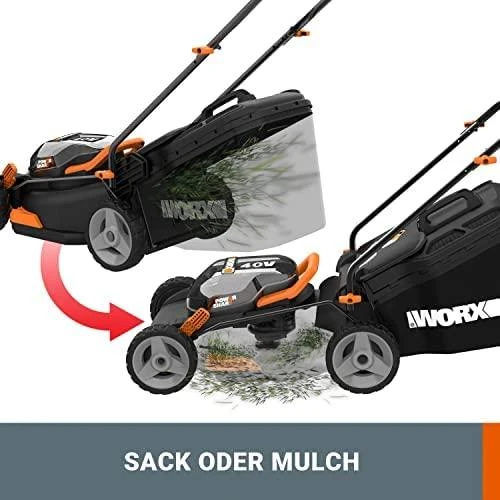Akumuliatorinė vejapjovė WORX WG743E 2x20V 4Ah