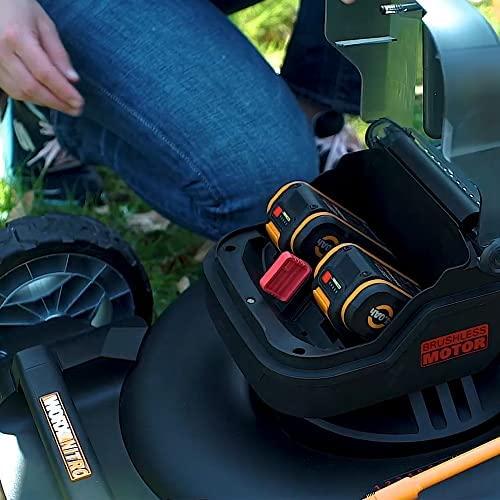 Akumuliatorinė savaeigė vejapjovė Worx WG749E; 2x20 V; 2x4,0 Ah akum.