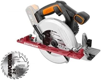 Diskinis pjūklas 20v 165mm, be akum. Worx