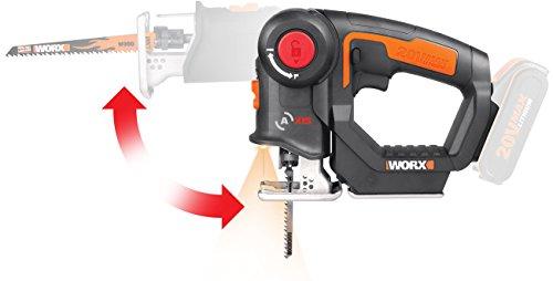Akumuliatorinis siaurapjūklis WORX WX550.9 (be akum. ir kroviklio)
