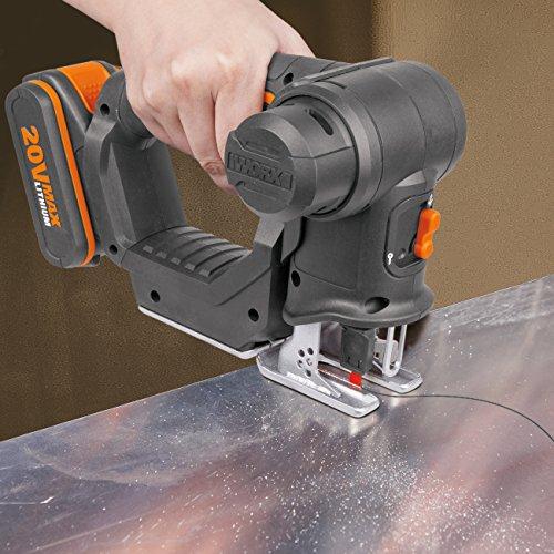 Akumuliatorinis siaurapjūklis WORX WX550.9 (be akum. ir kroviklio)
