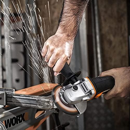 Kampinis šlifuoklis Worx WX803; 20 V; 1x4,0 Ah akum.