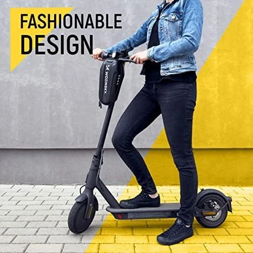 Wozinsky waterproof scooter handlebar bag 3l handlebar bag juodos spalvos (WSB4BK)