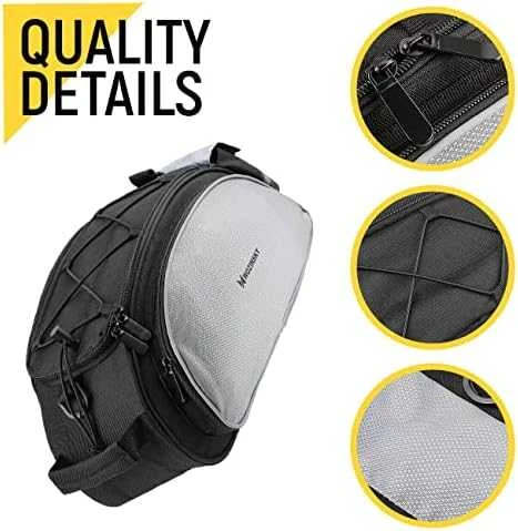 Wozinsky bike carrier bag with shoulder strap 13l juodos spalvos (WBB1BK)