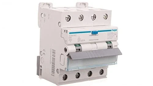 Hager Polo Hager 3 + N B 16A 0.03A A tipo 6kA RCBO (ADM416C)