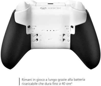 Žaidimų pultas Microsoft Xbox Elite Wireless Series 2 – Core Juodas, Baltas Bluetooth/USB Gamepad Analogue / Digital PC, Xbox One