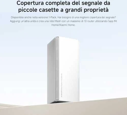 Maršrutizatorius Xiaomi Mesh System AX3000 NE (3 vnt.), Baltos spalvos