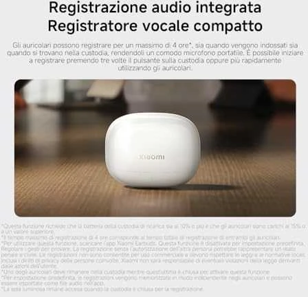 Belaidės ausinės Xiaomi Buds 5 Pro, Titano spalvos