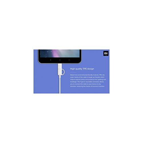 „Mi 2-in-1“ USB laidas („Micro USB“ iki C tipo) „Xiaomi USB-A“, C tipas