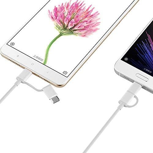 „Mi 2-in-1“ USB laidas („Micro USB“ iki C tipo) „Xiaomi USB-A“, C tipas