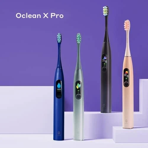 Elektrinis dantų šepetėlis Oclean X Pro, rožinis