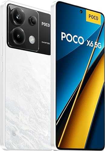 Išmanusis telefonas POCO X6 5G 8+256GB, baltas