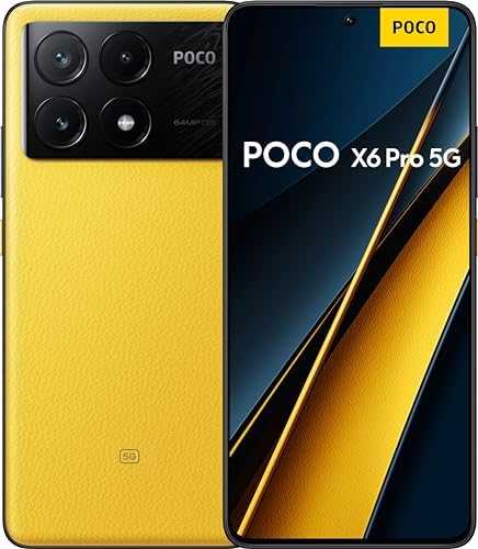 Išmanusis telefonas POCO X6 Pro 5G 8+256GB, geltonas Išmanusis telefonas POCO X6 Pro 5G 8+256GB, geltonas