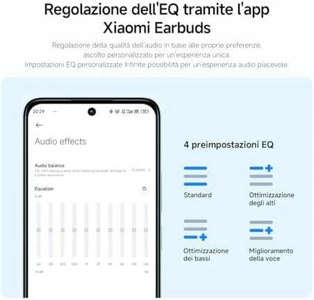 Ausinės Xiaomi Redmi Buds 6 Lite, Juodos