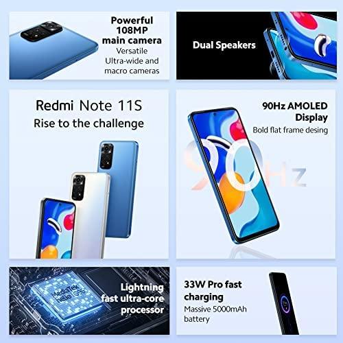 Išmanusis telefonas Xiaomi Redmi Note 11S, 6+128GB, saulėlydžio mėlynos spalvos