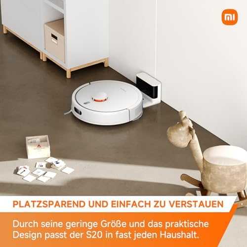 Dulkių siurblys-robotas Xiaomi Mi Robot Vacuum S20, Juodas