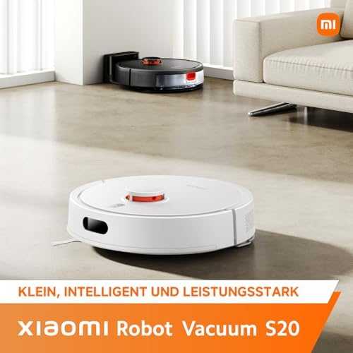 Dulkių siurblys-robotas Xiaomi Mi Robot Vacuum S20, Juodas