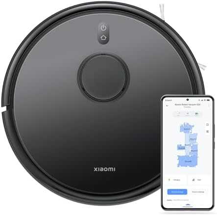 Dulkių siurblys-robotas Xiaomi Mi Robot Vacuum S20, Juodas