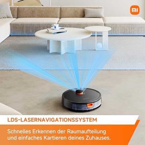Dulkių siurblys-robotas Xiaomi Mi Robot Vacuum S20, Juodas