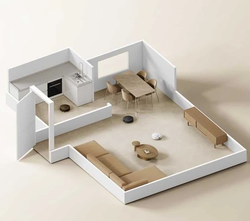 Xiaomi Robot Vacuum S20 dulkių siurblys - robotas, Baltas
