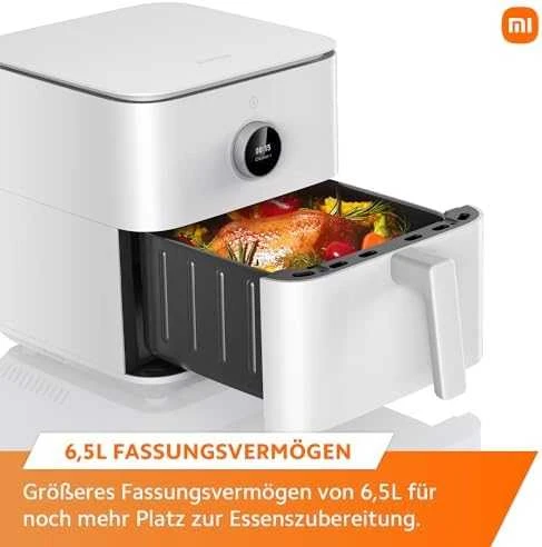 Xiaomi Gruzdintuvė Smart Air Fryer 6.5 L, Balta